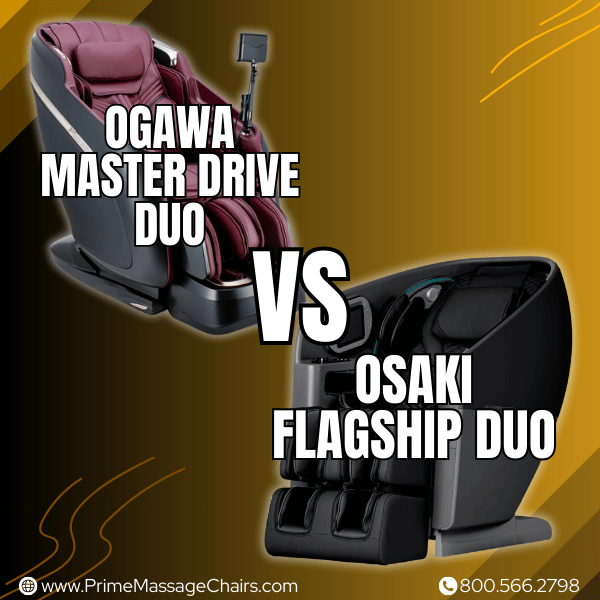 Ogawa Master Drive Duo vs Osaki Flagship Duo