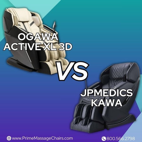 Massage Chair Comparison: Ogawa Active XL 3D vs JPMedics Kawa - Prime ...