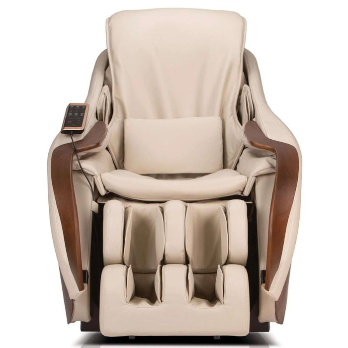 D.Core Cirrus-JP Japanese Massage Chair in Cream front view.