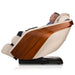 D.Core Stratus-JP Japanese Massage Chair in Cream side view with man sitting.