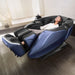 Fujiiryoki Cyber Relax Pro 4D MR8000 Massage Chair with woman relaxing.