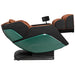 Ogawa Active XL 3D Massage Chair in Green & Cappuccino color in the zero gravity reclined position.