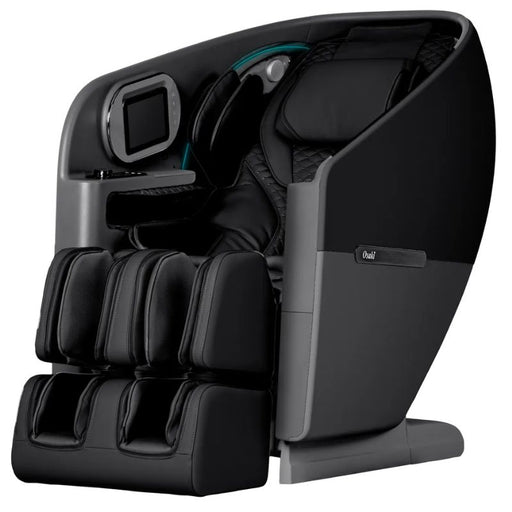 Osaki Flagship Duo 4D + 3D Massage Chair in black.