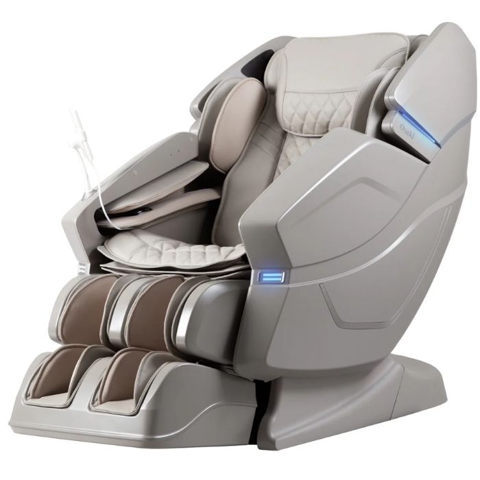 Osaki OS 3D Vito Massage Chair in taupe color.