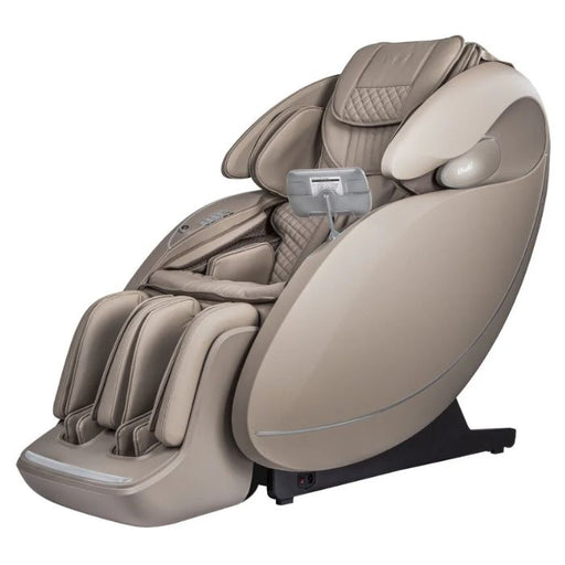 Osaki Platinum Solis 4D+ Massage Chair in taupe color.