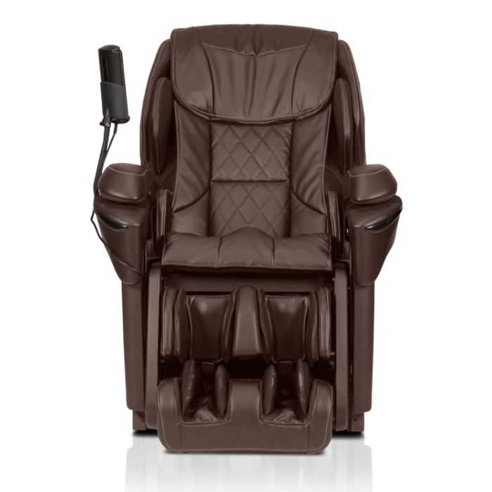 Panasonic MAJ7 Massage Chair in brown color front view.