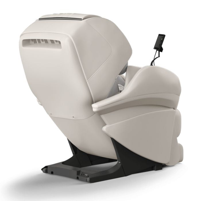 Panasonic MAK1 Massage Chair in ivory back details