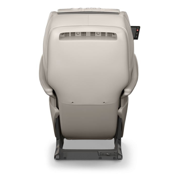 Panasonic MAK1 Massage Chair in ivory back view