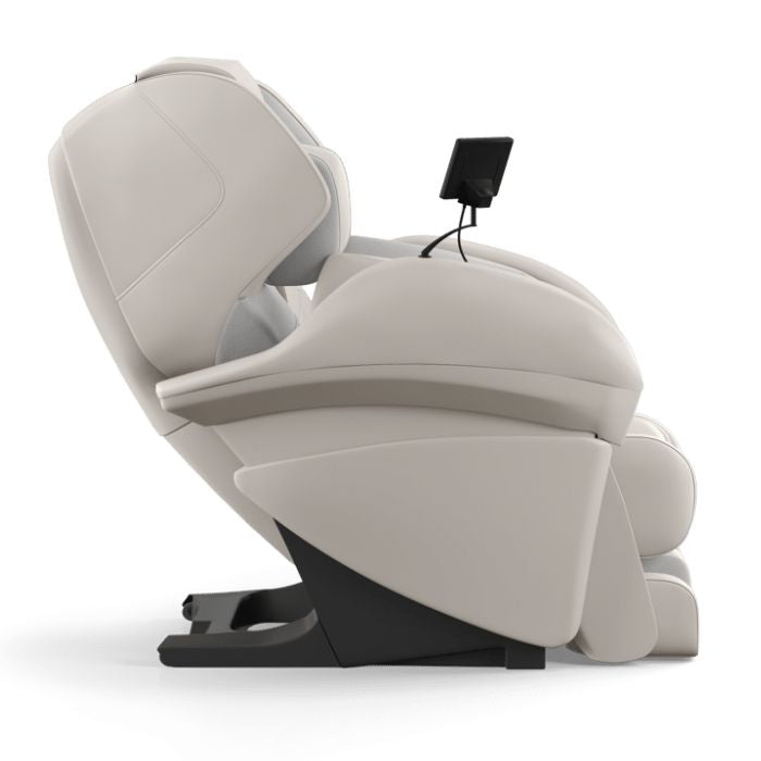 Panasonic MAK1 Massage Chair in ivory side view