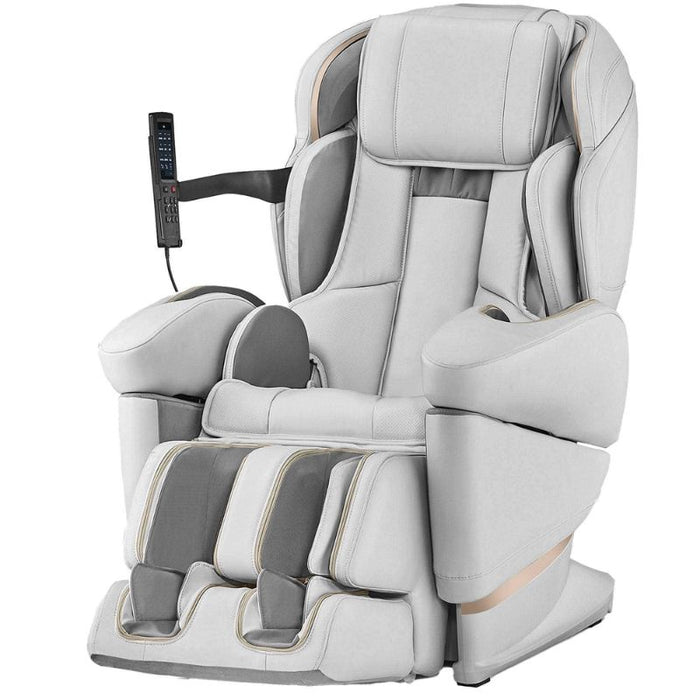 Synca JP3000 5D Ai Deluxe Japanese Massage Chair in White.