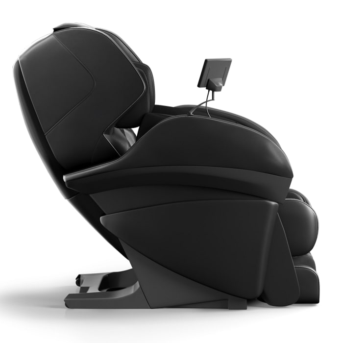 Panasonic MAK1 Massage Chair in Black 90 degree angle.