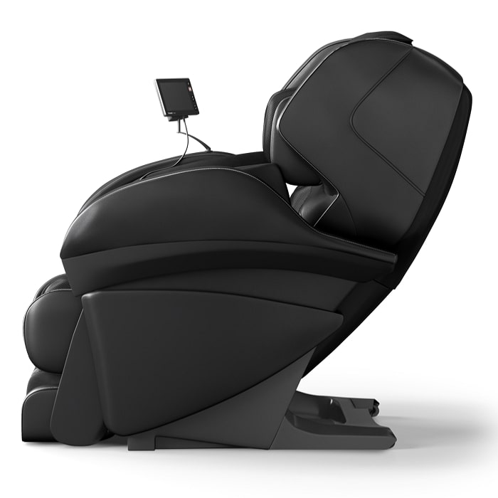 Panasonic MAK1 Massage Chair in Black side view.