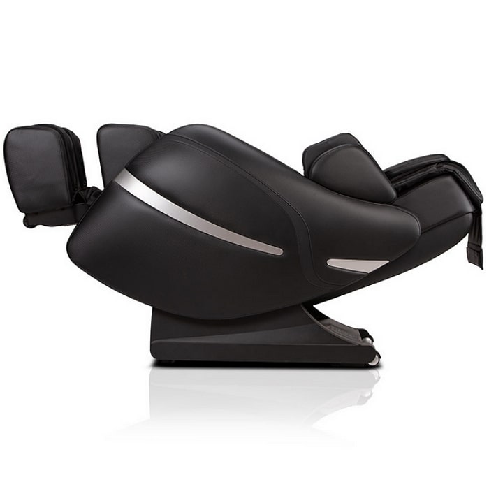 Positive Posture Brio Sport Massage Chair in Black Reclined Position